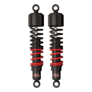 Burly Burly, Stiletto shocks 13" (33cm). Black