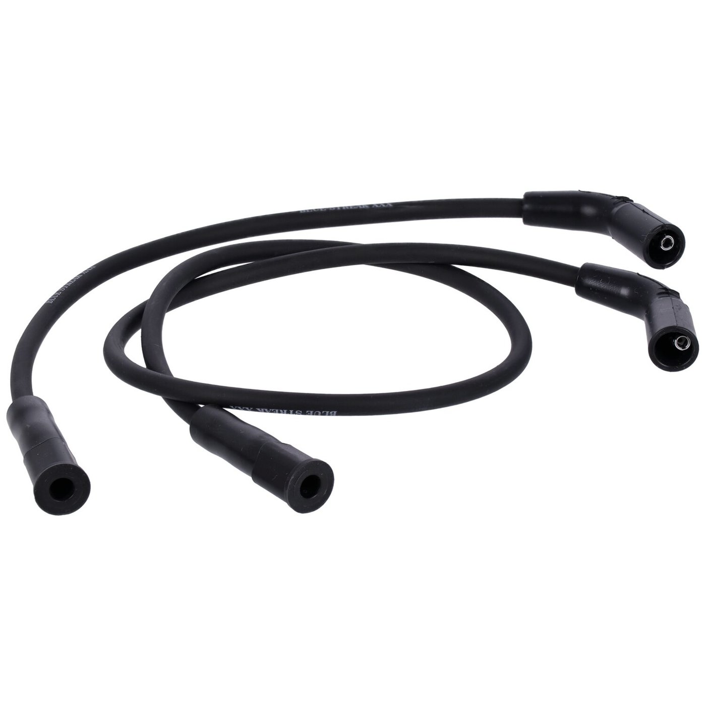Standard Blue Streak, XXX spark plug wire set. Black, white print - Image 2