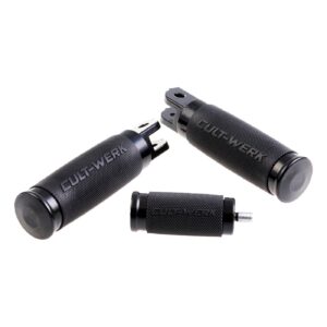 Cult-Werk Cult-Werk, 'Racing' rider foot & shift peg set. Gloss black