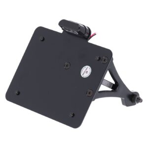 Cult-Werk Cult-Werk, side mount license plate bracket, black. CH