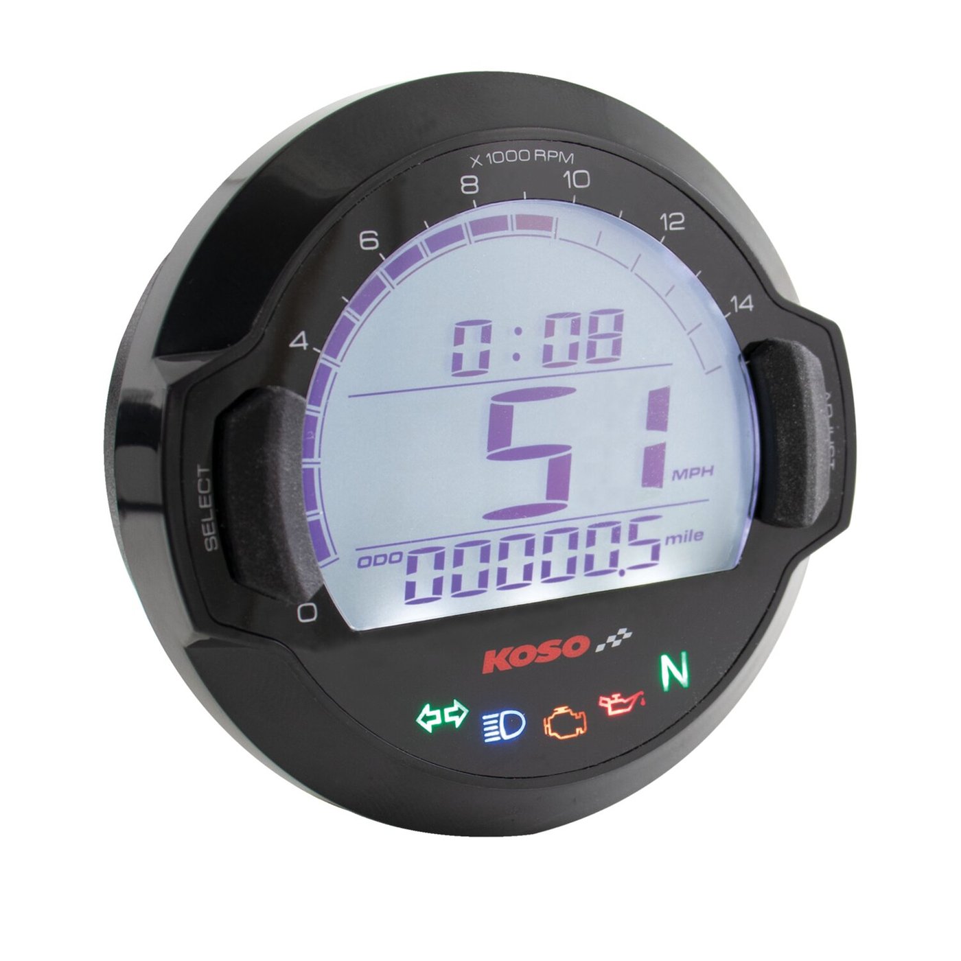 Koso KOSO, D64 DL-03SR multifunctional speedo / tachometer