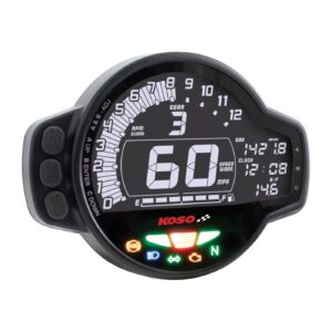 Koso KOSO, MS-01 multifunctional Speedo/tachometer. Black