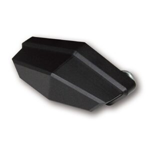 MCS LED license plate light quadro, black. ECE appr.