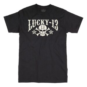 Lucky 13 Lucky 13 Skull Stars t-shirt black