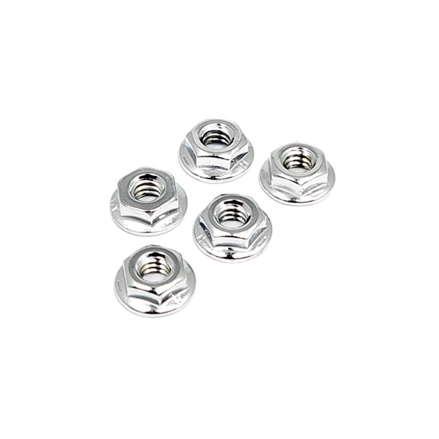 Gardner-Westcott M6 x 1.0 flanged nut chrome
