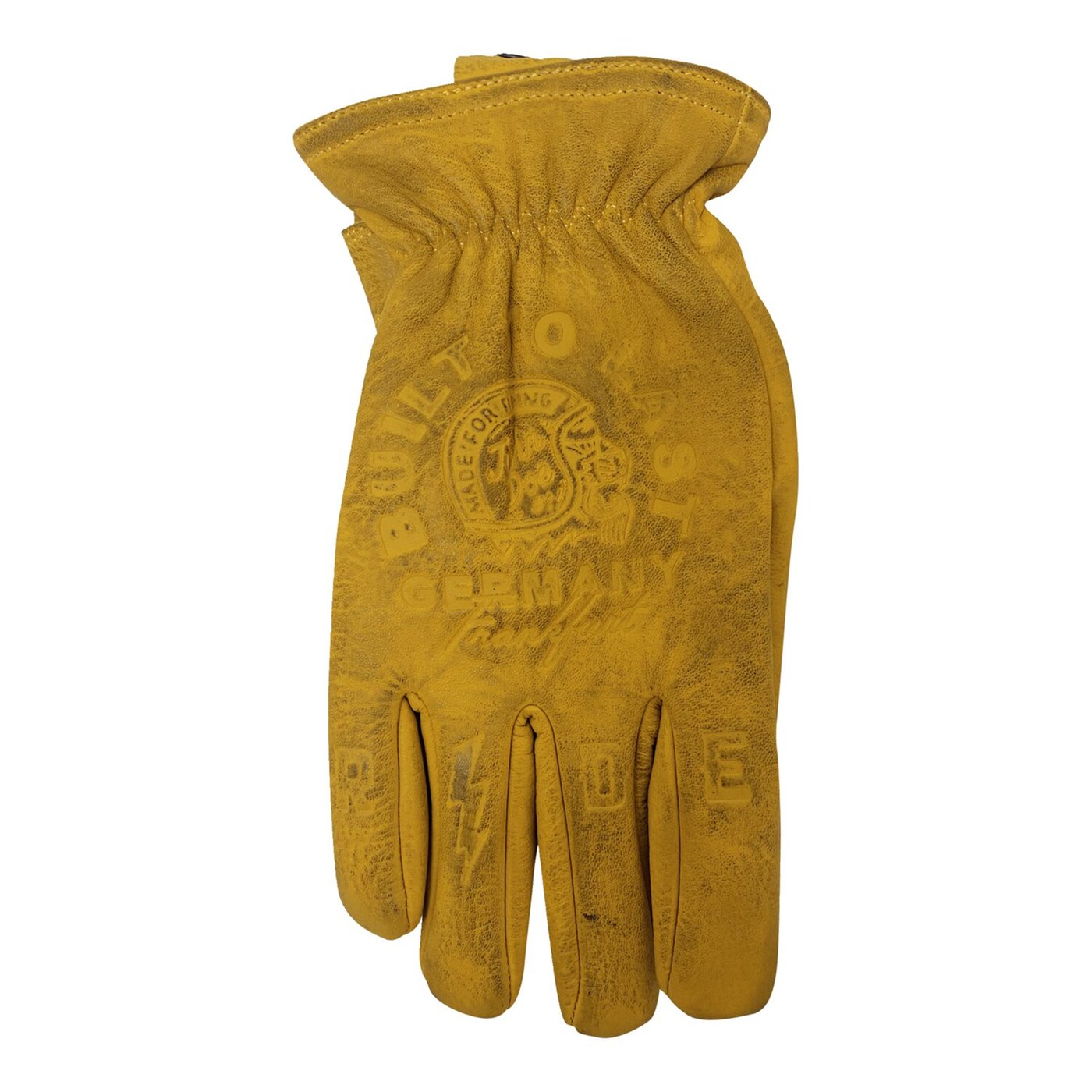 John Doe John Doe Coyote gloves yellow embossed