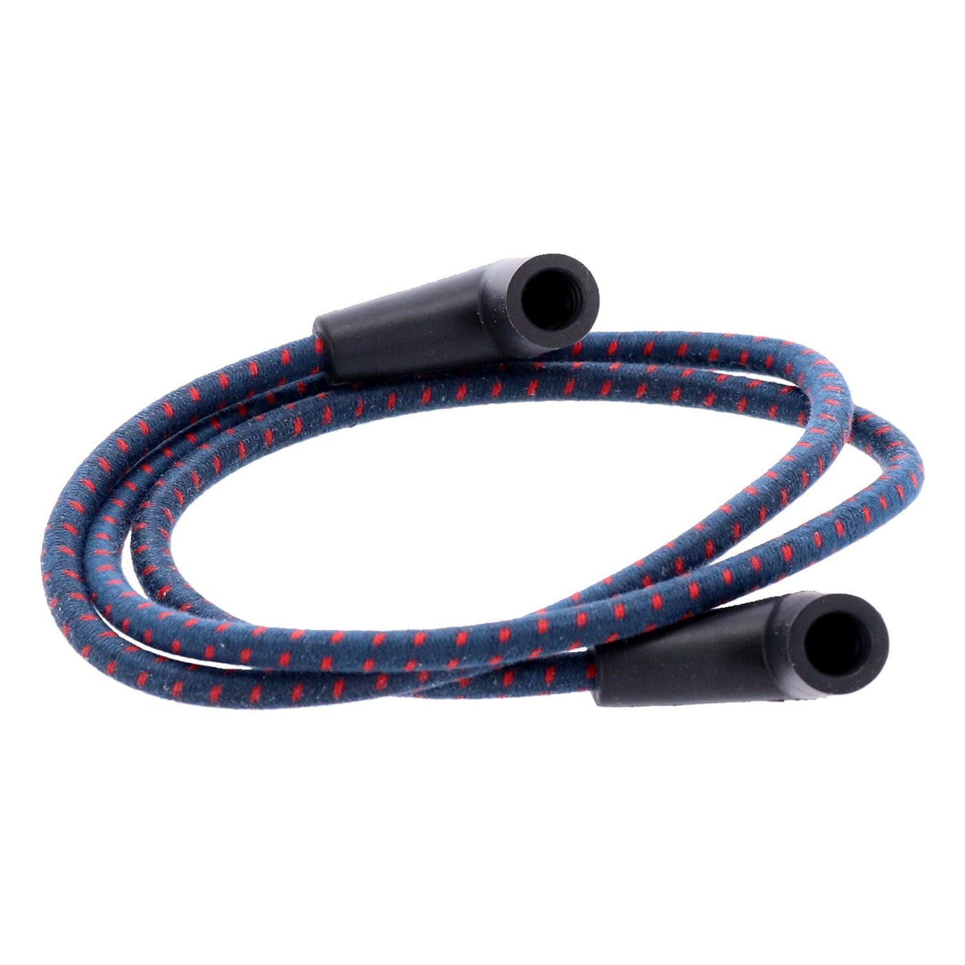 MCS Universal 40" spark plug wire set. Cotton cloth blue/red
