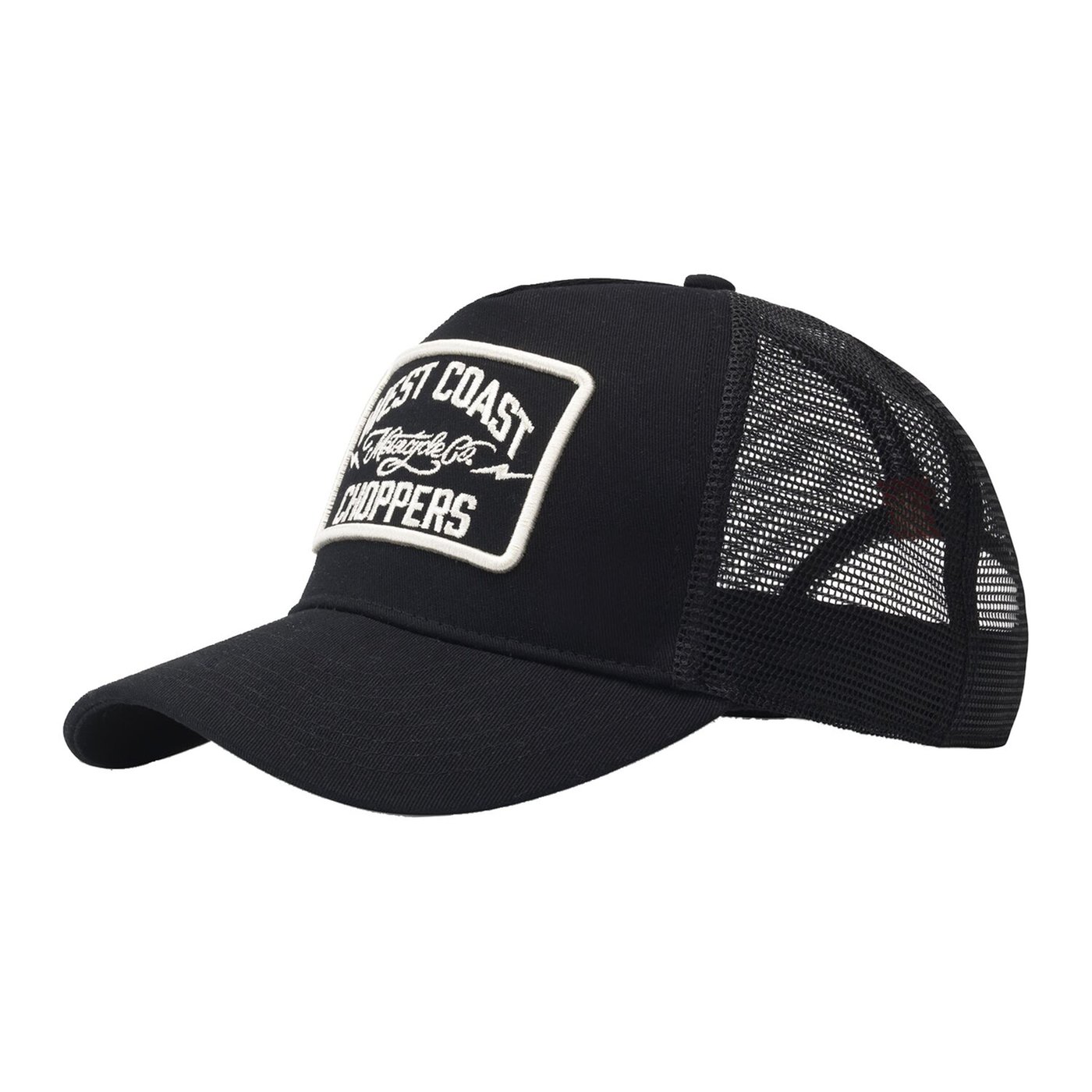 West Coast Choppers WCC Motorcycle Co. 5-panel trucker cap black