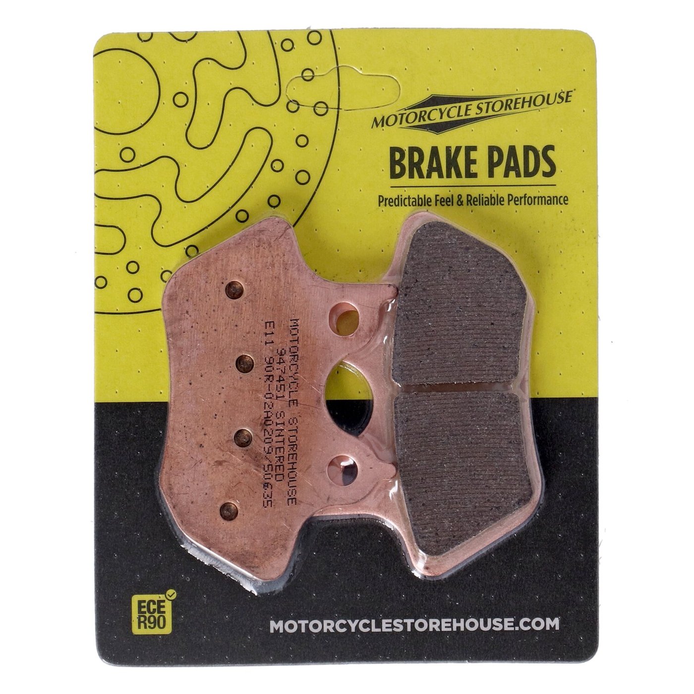 MCS MCS, brake pads front/rear. Sintered