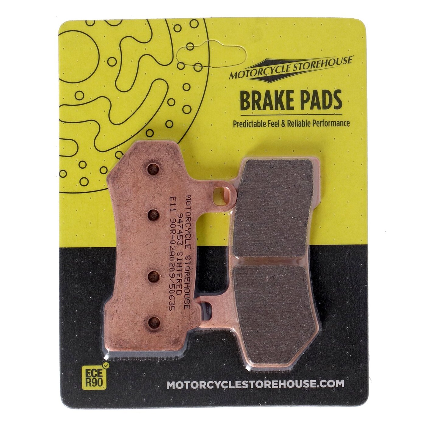 MCS MCS, brake pads front & rear. Sintered