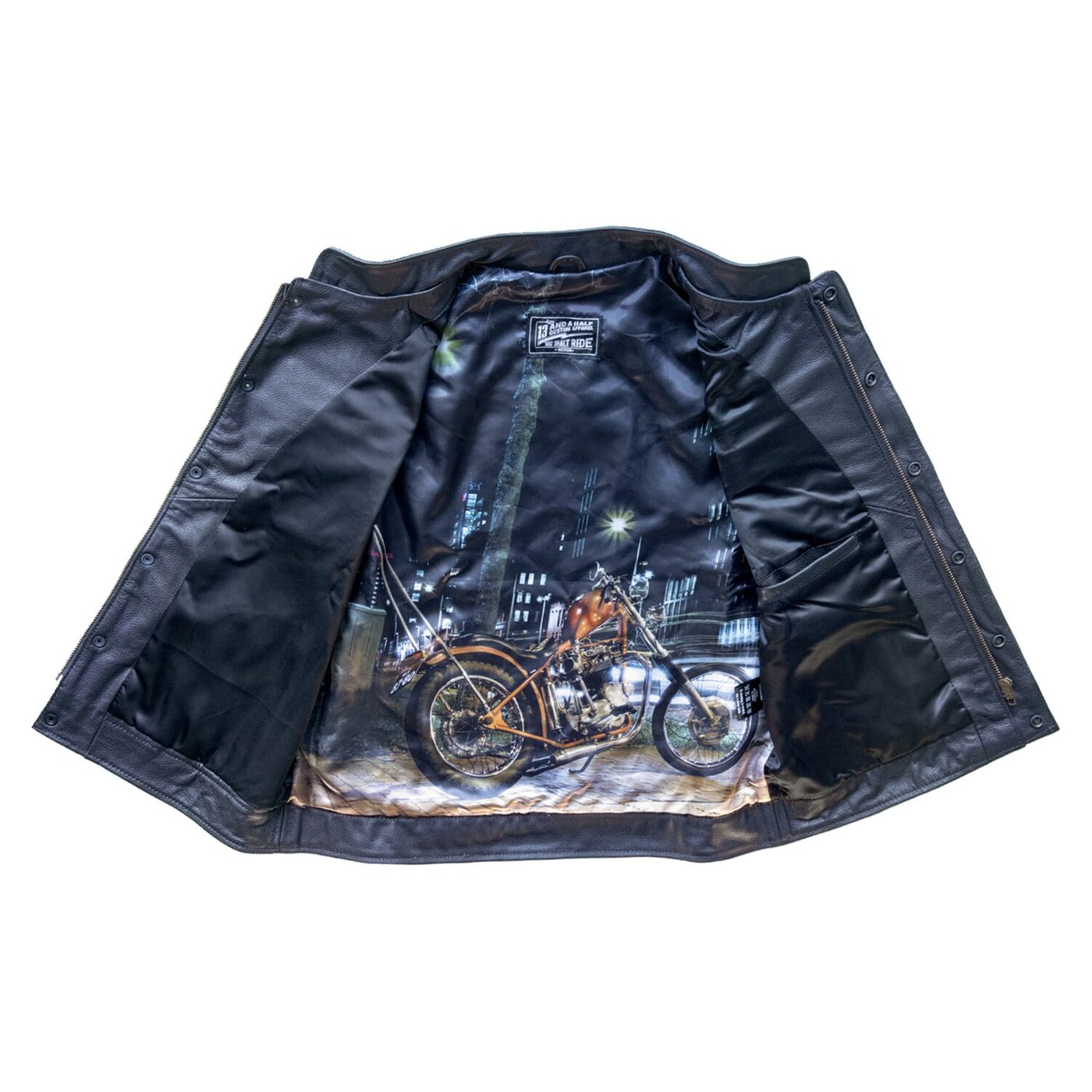 13 and a half company 13 1/2 Night Rider Leather vest - Image 2