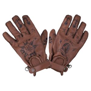 By City By City Second skin gloves brown tattoo