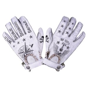 By City By City Second skin gloves white tattoo