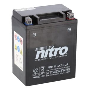 Nitro Nitro sealed AGM gel battery YB14L-A2 SLA