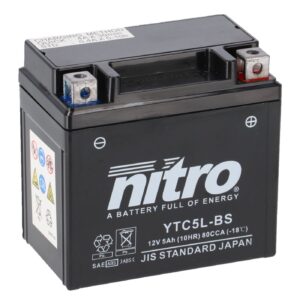 Nitro Nitro sealed AGM gel battery NT5L SLA