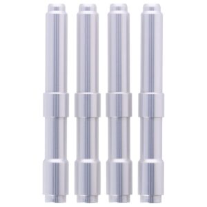 Dippert Dippert, 04-up XL Shovel style pushrod cover set. Silver