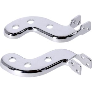 MCS Passenger foot peg bracket kit. Chrome