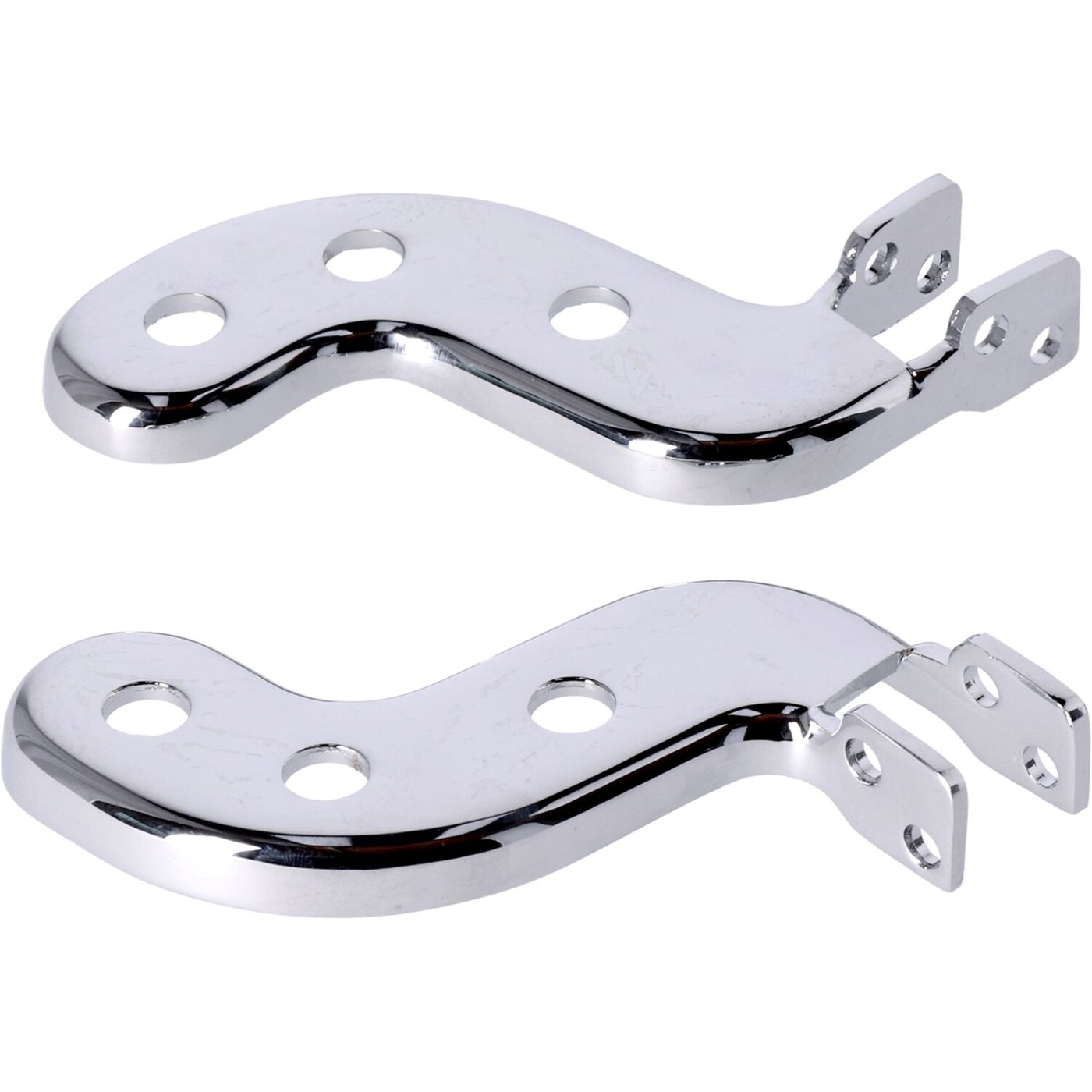 MCS Passenger foot peg bracket kit. Chrome