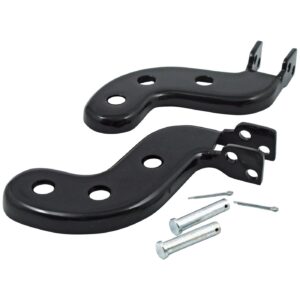 MCS Passenger foot peg bracket kit. Black