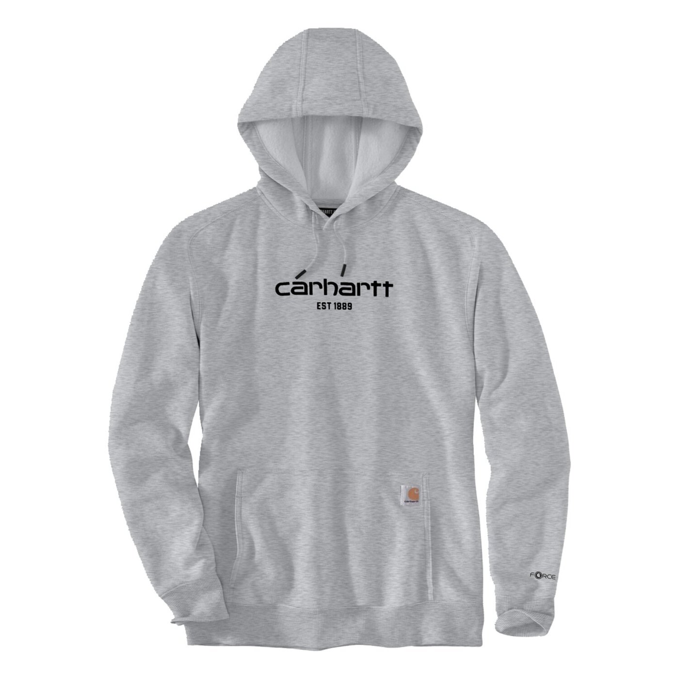 Carhartt Carhartt Logo graphic hoodie asphalt heather