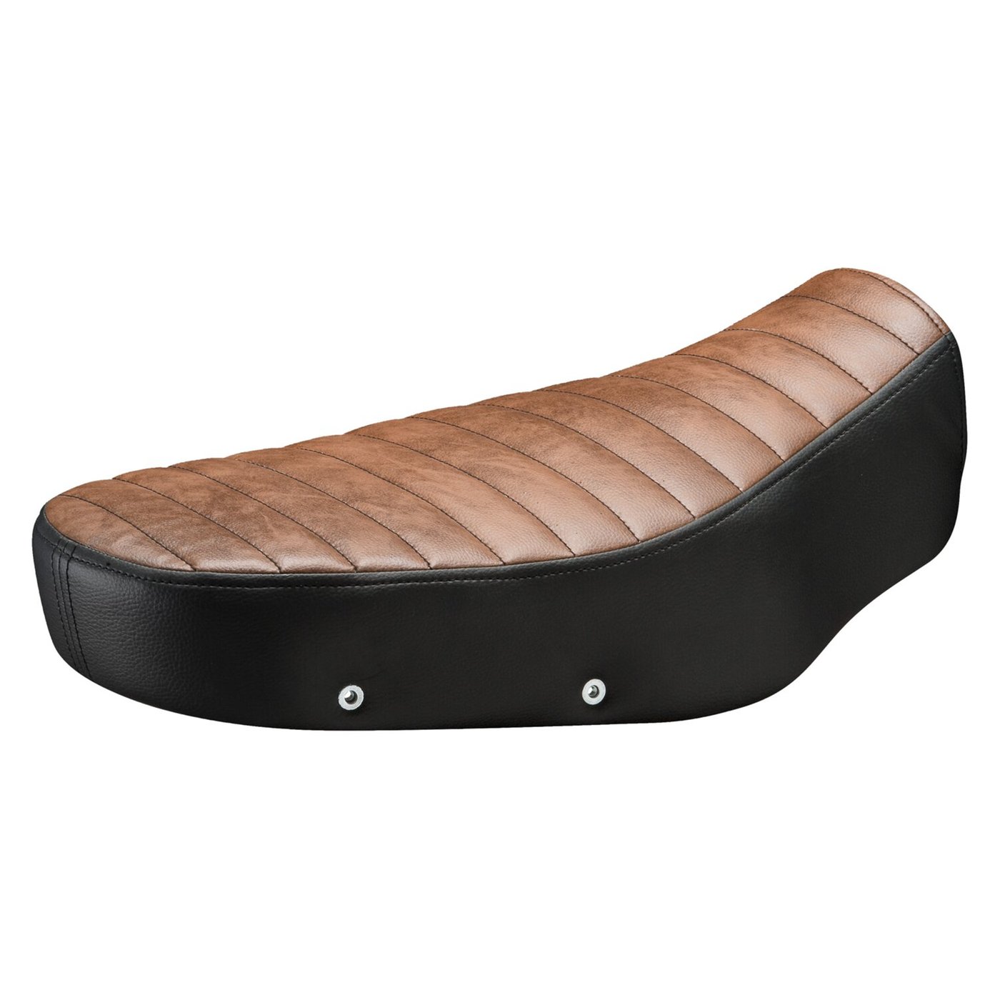 C-Racer C-Racer, Scrambler seat. Brown pleated - Image 2