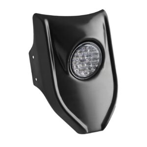 C-Racer C-Racer, flat track mask with LED light - Racing. Black