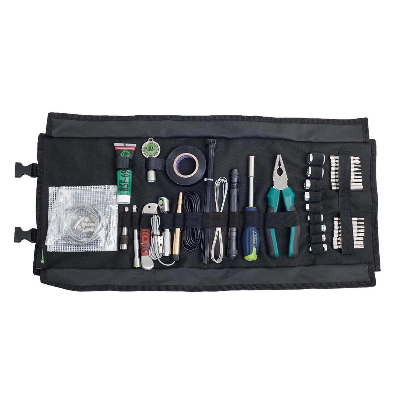 Kukko Tirax, Stelvio tool bag set. 44 pieces