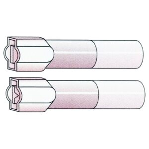 Standard Connectors, Slide-On terminal, crimp/shrink. Red, 1/4"
