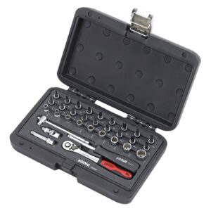 Sonic Sonic, Combination socket set 1/4'', 32-piece. US/SAE sizes