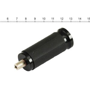 Performance Machine PM, Contour rubber wrapped shift/brake pedal. Black