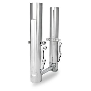 Performance Machine PM, Lower leg assembly, single disc. Chrome