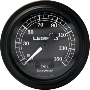 Legend Air Suspension Air gauge, black
