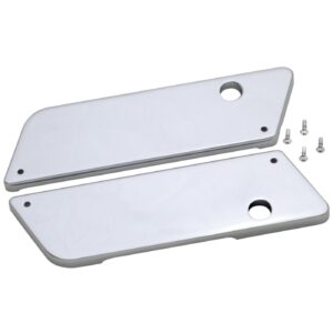 Covingtons Covingtons, saddlebag latch cover set. Smooth. Chrome