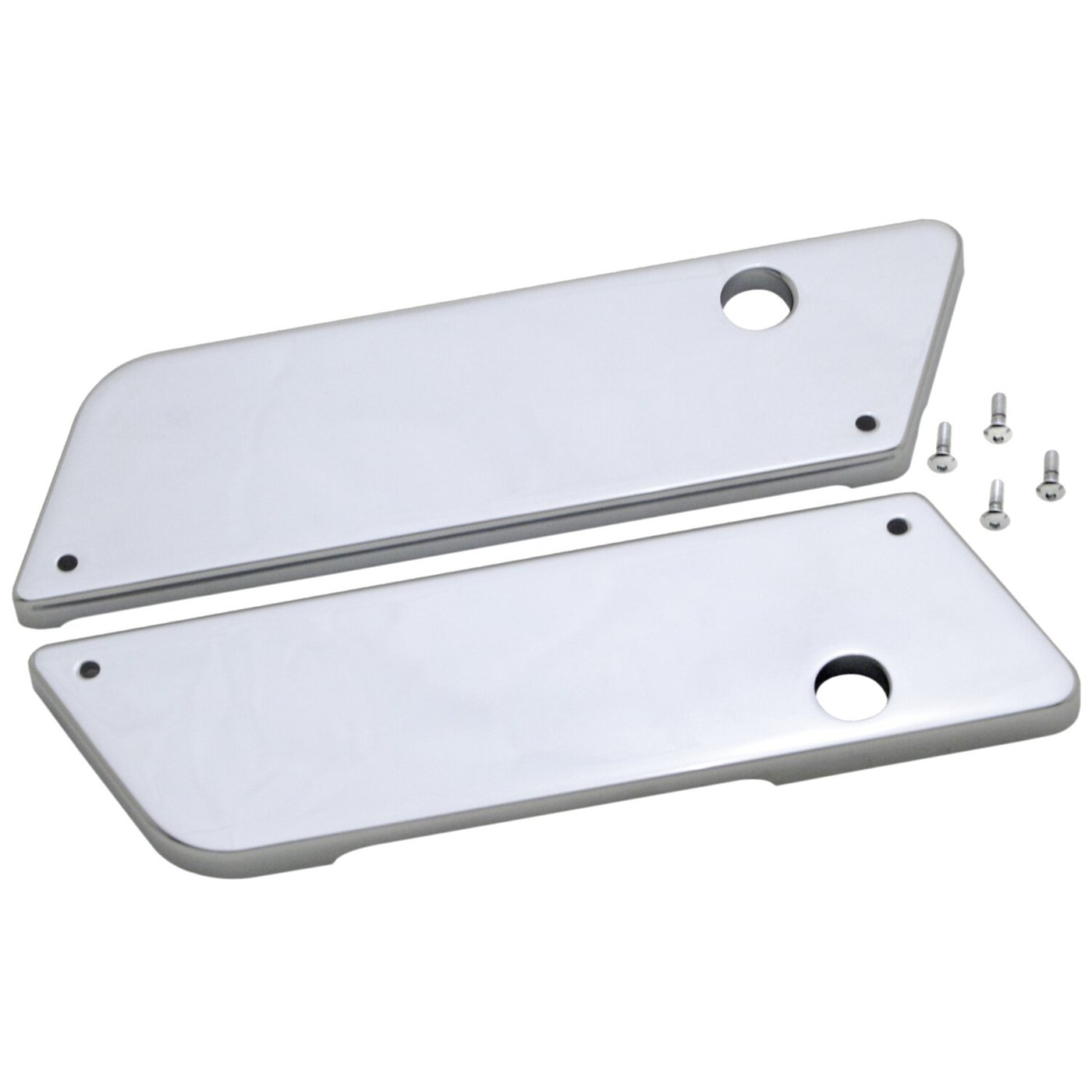 Covingtons Covingtons, saddlebag latch cover set. Smooth. Chrome