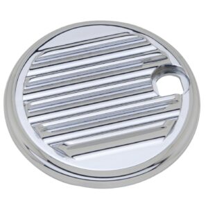 Covingtons Covingtons, aluminum fuel tank door. Chrome. Plain