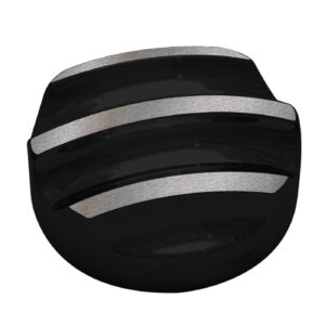 Covingtons Covingtons, aluminum dipstick cover. Finned. Black