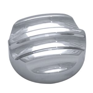 Covingtons Covingtons, aluminum dipstick cover. Finned. Chrome