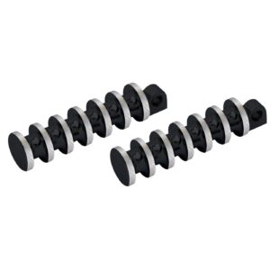 Covingtons Covingtons, Finned foot pegs. Black