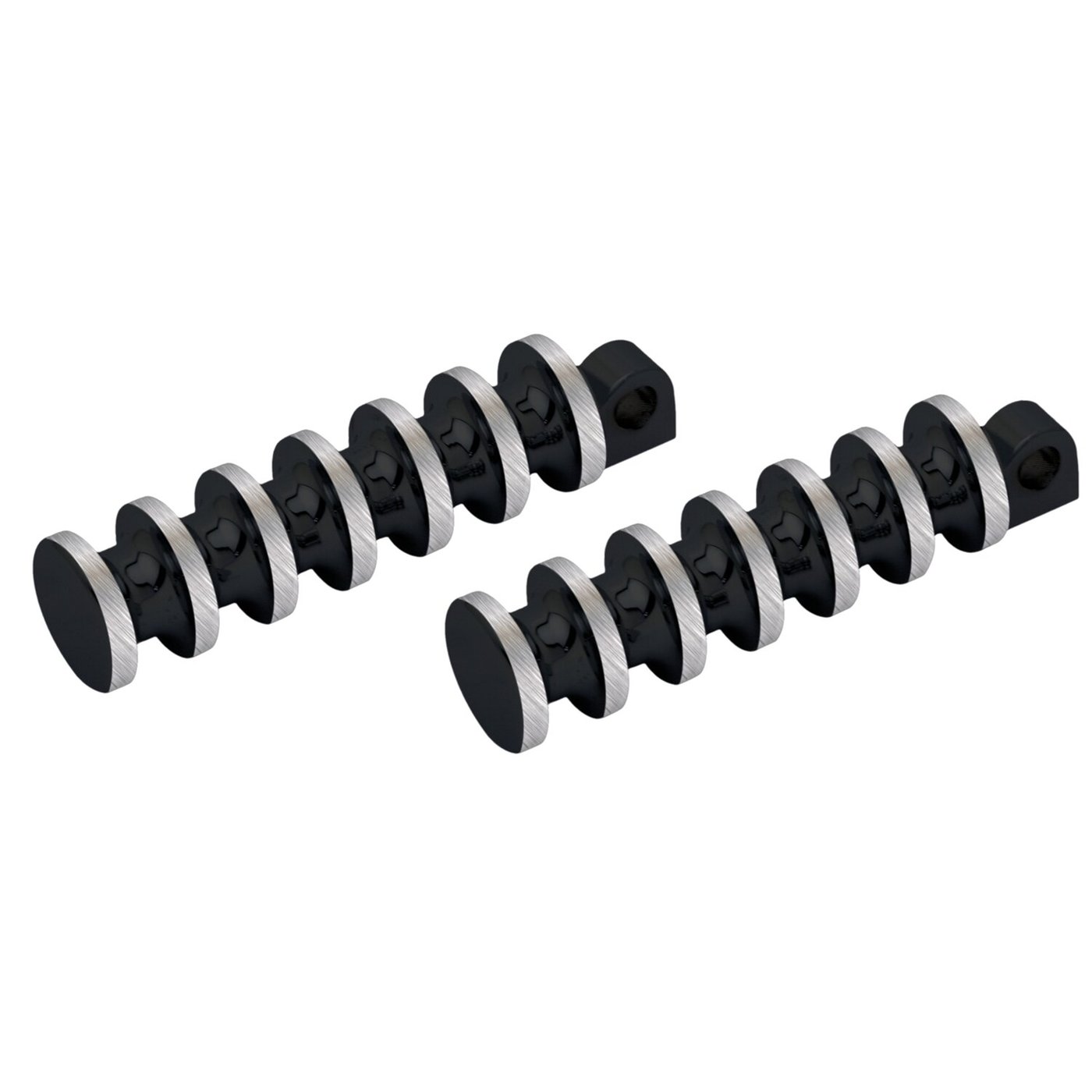 Covingtons Covingtons, Finned foot pegs. Black