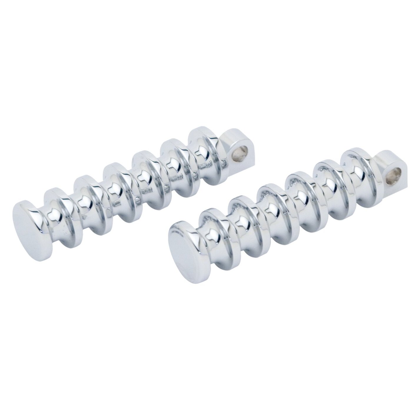 Covingtons Covingtons, Finned foot pegs. Chrome