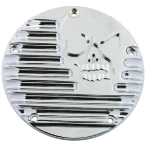 Covingtons Covingtons, derby cover Finned Skull. Chrome