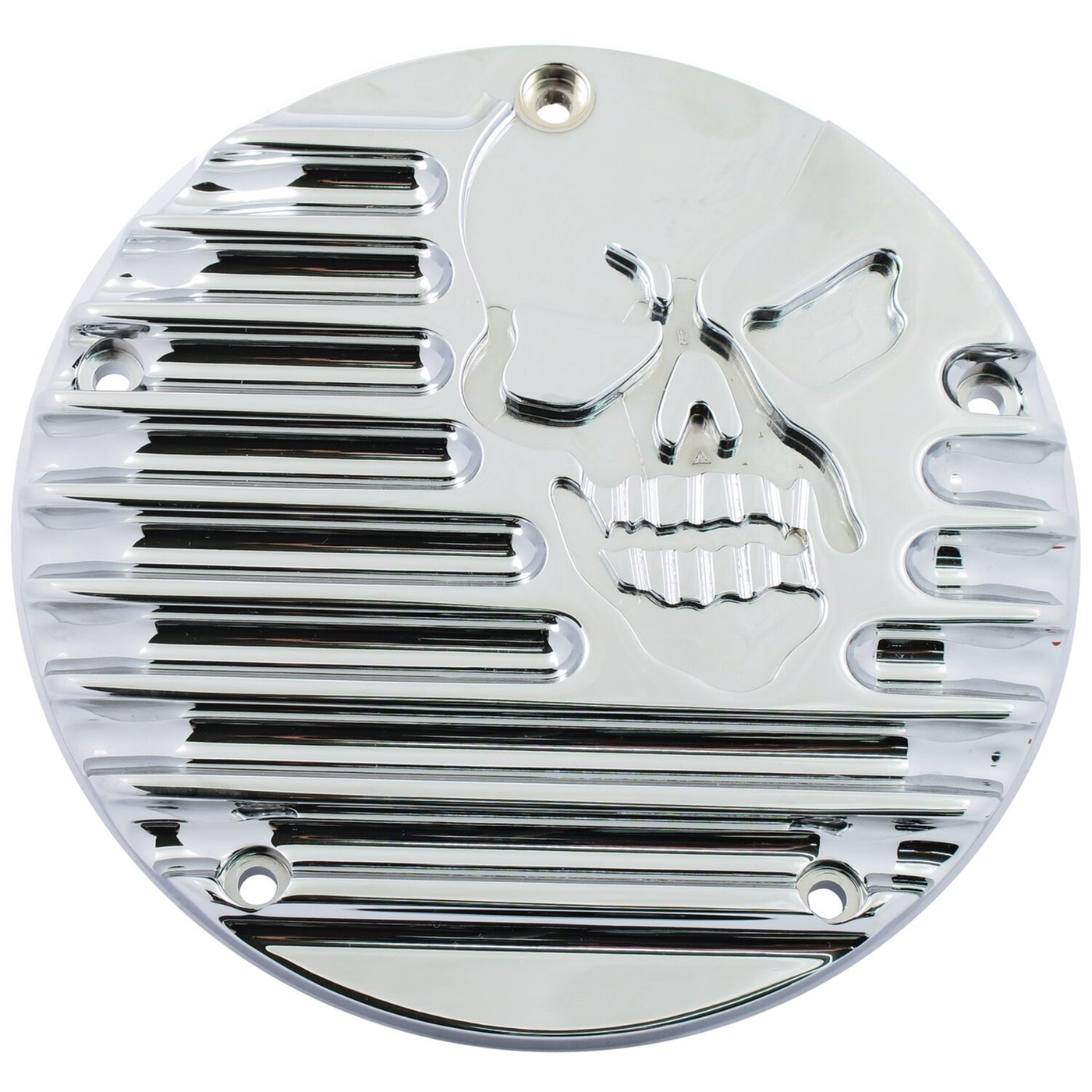 Covingtons Covingtons, derby cover Finned Skull. Chrome