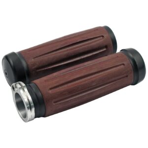 Riverside Custom Riverside, Bakelite® retro handlebar grip set. Black