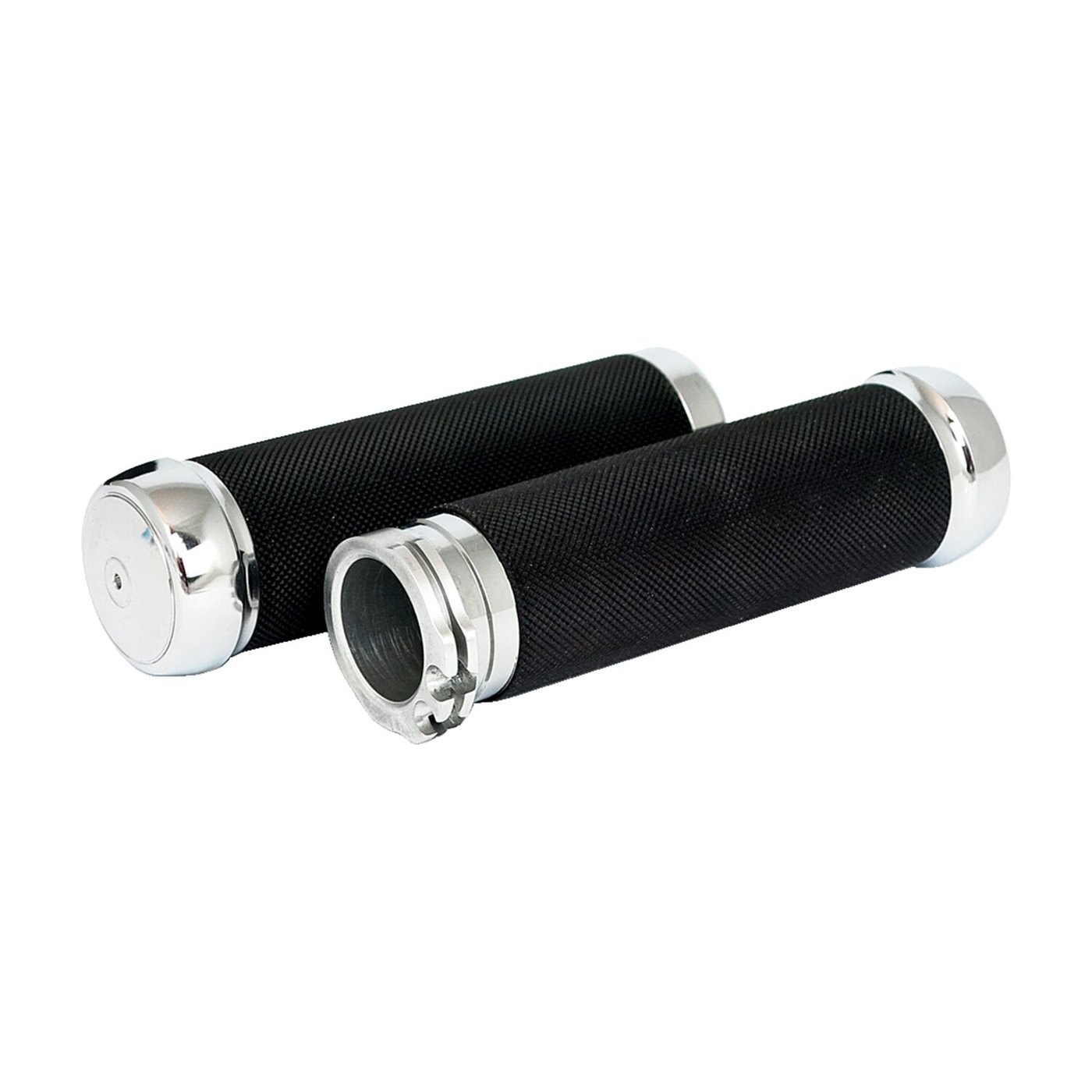 Riverside Custom Riverside, Knurled billet aluminum grips. Black