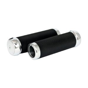 Riverside Custom Riverside knurled billet aluminum grips black