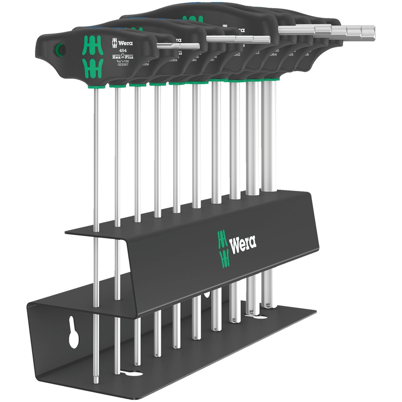 Wera Wera screwdriver set T-handle Hex plus inches, 7 pieces