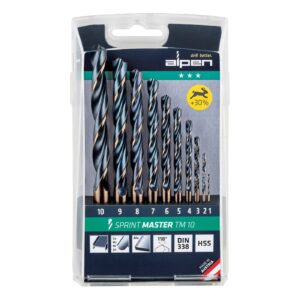 Alpen Alpen, Sprint master drill set 10 pieces