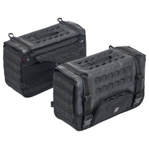 Biltwell Biltwell, Exfil-36 throw-over saddlebags. Black