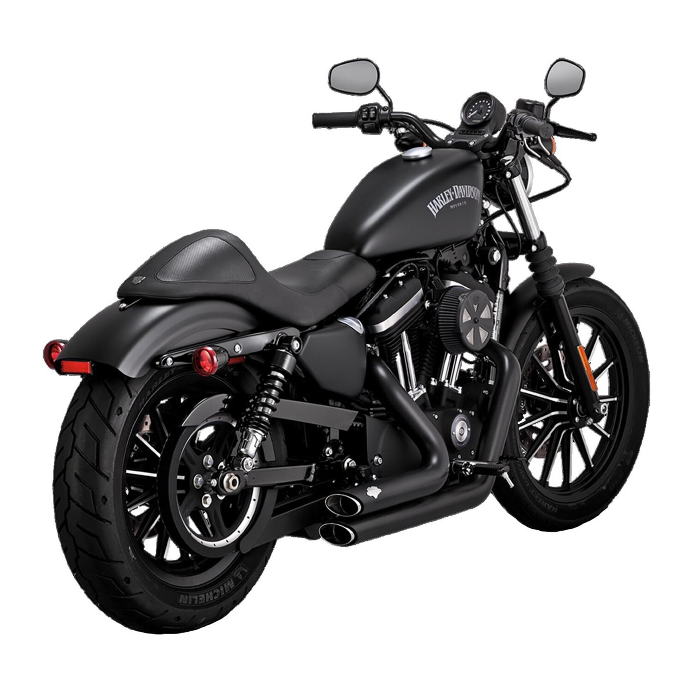 Vance & Hines Vance & Hines, Shortshots staggered PCX exhaust. black