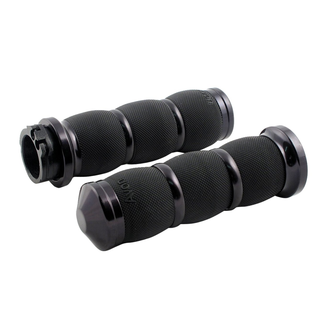 Avon Grips Avon air cushioned grips, black anodized